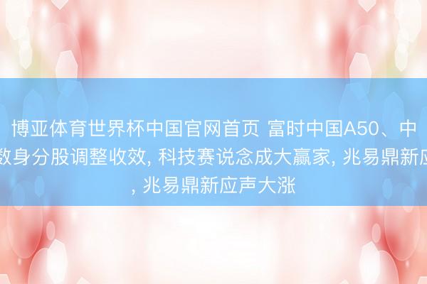 博亚体育世界杯中国官网首页 富时中国A50、中国50指数身分股调整收效， 科技赛说念成大赢家， 兆易鼎新应声大涨